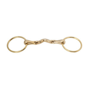 Bocados de Caballo de Acero Inoxidable de Alta Calidad con Anillo Suelto y Boca Plana, Accesorios Ecuestres de Tendencia - Product Image 2