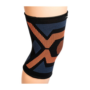 U-BEST Genouillère tricotée de compression respirante à enfiler, taille universelle pour le basketball et la protection toutes saisons - Product Image 2