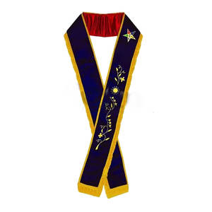 Vente chaude maçonnique Regalia grandes ceintures ceintures brodées personnalisées OEM et ODM - Product Image 4