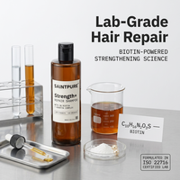 Shampoo réparateur profond à la kératine hydrolysée et à la biotine OEM pour cheveux abîmés/colorés, sans danger pour la couleur, anti-casse