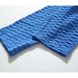 Leggings de gymnastique taille haute personnalisés pour femmes en tissu velours côtelé avec fonction push-up et poche pour l'entraînement - Product Image 4