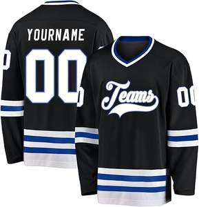 Jersey de Hockey sobre Hielo de Diseño Personalizado, Alta Calidad de Exportación, Precio de Fábrica con Servicio OEM, Envío a Todo el Mundo - Product Image 3