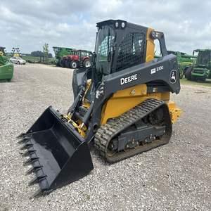 Chargeuse compacte John Deere 333G de haute qualité 2023 avec godet à dents 84HD, tapis de sol, moteur Yanmar, boîte de vitesses, pompe, moteur principal - Product Image 1