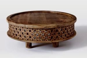 Meubles élégants Table décorative pour la maison salon et ustensiles de cuisine décoration de la maison couleur marron bois élégantes Tables de meubles ronds - Product Image 3