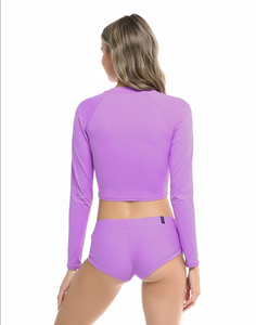 ชุดว่ายน้ำบิกินี่2ชิ้นป้องกันรังสียูวีผ้าสแปนเด็กซ์2025 RTS ด้านหน้ามีซิปพิมพ์โลโก้พิมพ์ลายพิมพ์ซับลิเมตชุดว่ายน้ำยิมชายหาดชุดว่ายน้ำตัวอักษร - Product Image 5