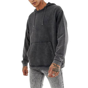 Fabricant de sweats à capuche surdimensionnés personnalisés Quantité en vrac Sweats à capuche pour hommes pour vêtements de rue Sweats à capuche pour hommes en coton et polyester léger - Product Image 1