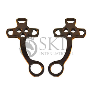 La mejor calidad de acero inoxidable Hackamore Shanks Venta al por mayor Venta caliente Equitación Bitless Western Bits OEM ODM Productos ecuestres - Product Image 1