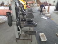 Machine de presse à jambes professionnelle à tube ovale pour entraînement de force, usage commercial et domestique, meilleur équipement de fitness, extension de jambes assise