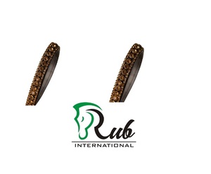 Diadema de Cuero Personalizada con Pedrería para Caballo, Modelo 7860B, Cómoda, Portátil, Multicolor, Estilo Ecuestre Internacional - Product Image 6