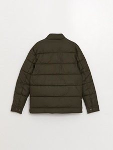 Chaqueta Acolchada con Cuello Alto para Hombre, Nueva Moda 2024, Color Sólido Informal, Estilo Urbano, Resistente al Viento, Servicio OEM, Color Personalizado, Invierno - Product Image 4