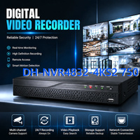 DH-NVR48324KS2 750 32-Kanal 4K NVR H.265 CCTV-Sicherheitssystem 8-Bay-Speicher Netzwerk-Videorekorder IP-Kamera Fernüberwachung