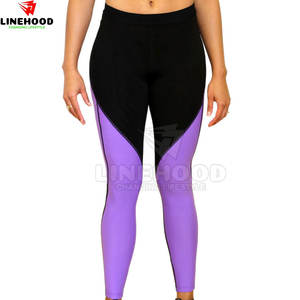 Pantalones de Yoga de cintura media de alta calidad para mujer superventas conjunto de Yoga de patrón sólido con cierre de cintura elástica disponibilidad al por mayor - Product Image 3