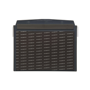 Portadocumenti con chiusura magnetica, con flap protettivo, DIN A5 orizzontale, grigio scuro, 10 pz. / confezione. - SDVF/5111-0 - Product Image 2