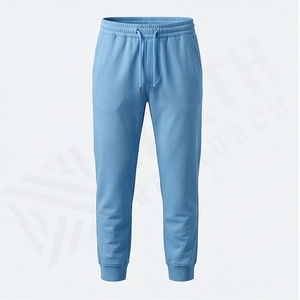 Pantalons Hip Hop épais, pantalons personnalisés, pantalons larges, pantalons de survêtement en coton, double taille, pantalons droits, pantalons de survêtement évasés pour hommes - Product Image 1