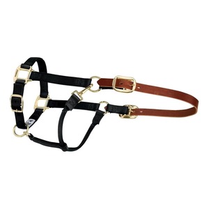 Licol d'entraînement pour cheval, réglable, design robuste pour le contrôle et la manipulation, utilisation en écurie et soins équestres quotidiens - Product Image 3