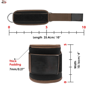 Correa de tobillo con logotipo personalizado, correas de tobillo, correas de peso para piernas para mujeres, venta al por mayor, ajustable para Fitness de Pakistán - Product Image 3