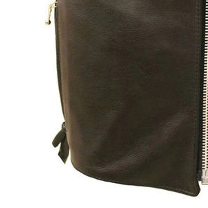 Gilet de moto en simili cuir noir pour homme, design unique personnalisé, taille plus, vêtements d'extérieur, coupe-vent d'automne - Product Image 5