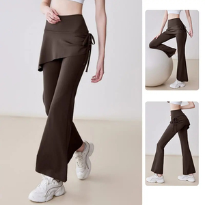 Femme Yoga Flare Pantalon Casual Sports Yoga Taille Haute Séchage Rapide Flare Pantalon En Plein Air Course Sport Jogging Fitness Yoga Pantalon - Product Image 5