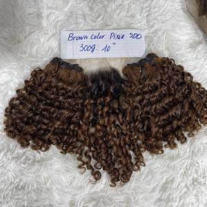 Extensions de cheveux humains crépus bouclés, en vison vierge brut, paquets d'alignement, vente en gros - Product Image 4