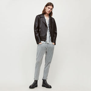 Chaqueta de cuero de oveja para hombre, el mejor diseño, venta al por mayor, precio barato, transpirable, 2022 - Product Image 4