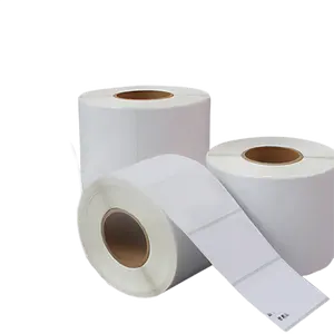 60g White Glassine liner PP acrylic self-adhesive paper rolls adhesive stickers self adhesive paper jumbo roll