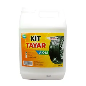 Fornitore di fabbrica Kit di lunga durata lucidatura pneumatici AK45 applicato su pneumatici per estrarre un aspetto bagnato e lucido