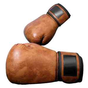 Gants de boxe en cuir véritable de conception personnalisée de haute qualité en vrac gants de boxe d'entraînement professionnel 100% gant de boxe en cuir véritable - Product Image 1