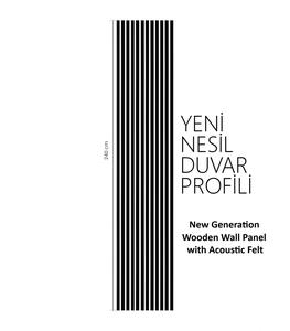 NUEVO PANEL DE PARED DE MDF FLEXIBLE LORA P2 DE NUEVA GENERACIÓN, FIeltro Acústico, 90% DE REDUCCIÓN DE RUIDO, ECOLÓGICO, 2 Años de Garantía, Diseño Moderno - Product Image 2
