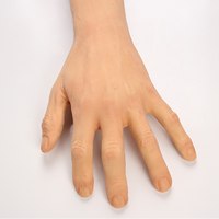 Prótesis de Mano de Silicona Realista con Manga Larga, Piel Altamente Simulada, Cubierta de Brazo Artificial para Cicatrices, Travestis y Drag Queens