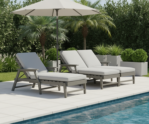 Durable Weather-Resistant Solid Wood Frame Modern Design Reclining Outdoor <b>Sun</b> <b>Lounger</b> Vietnam OEM Brand - Product Image 3