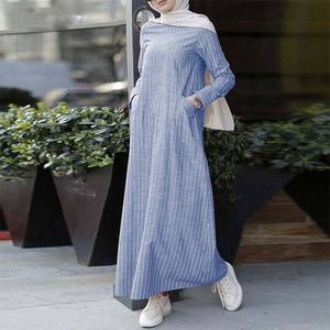 2023 ropa islámica para mujer Abayas elegante bordado y bata Hijab plisada para Eid Ramadán otras ocasiones festivas - Product Image 3