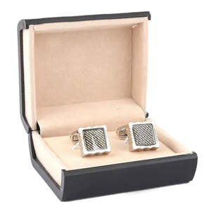 Boutons de manchette pour homme - Argent et Or - Product Image 3