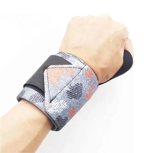 Poignet en coton sublimé personnalisé avec logo personnalisé pour Fitness haltérophilie Gym entraînement musculation - Product Image 3