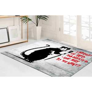 Alfombra Moderna Estampada: Artística, Suave, Antideslizante, Decoración del Hogar, Alfombra Suave No Tejida - Product Image 3