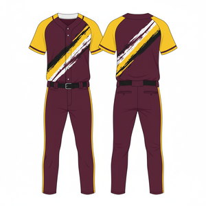 Uniforme de baseball unisexe 2026 en maille respirante, sublimation personnalisée, léger, vente en gros - Product Image 3