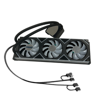 Refroidisseur de processeur liquide CR-360B/W-F2 360 mm avec ventilateur ARGB PWM, refroidissement par eau AIO pour processeurs Intel LGA 1700 1851 115X AMD AM5 AM4