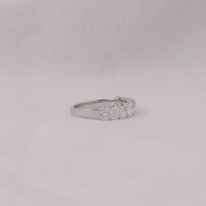 1.8 TCW Lab Grown <b>Cushion</b> Cut Diamond Wedding Band 18KT Solid Gold Classic Certified Nine Diamond Anniversary Gift - Product Image 5