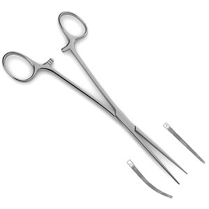 Bainbridge คีมสเตนเลสสตีลแบบตรง7 1/4นิ้วเครื่องมือผ่าตัดทนทานต่อการกัดกร่อน - Product Image 1