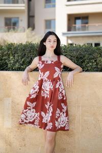 Robe de lune de miel de mariage de mariée en coton tissé fait à la main indien-Cadeau personnalisé pour les vêtements de plage d'été naturels - Product Image 4