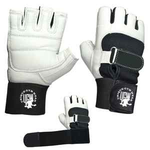 ถุงมือออกกำลังกายสำหรับผู้ชายถุงมือหนังสำหรับออกกำลังกายเล่นยิมฟิตเนสออกแบบโลโก้ได้ตามต้องการ - Product Image 6