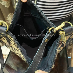 Bolso de mano de alta calidad para mujer, bandolera de hombro, bolso de cuero de vaca Real hecho a mano, estilo occidental, nuevo diseñador, bolso de hombro de lujo - Product Image 6