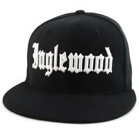 Nom de la ville Vieux anglais brodé plat Bill Snapback casquettes Logo de marque personnalisé classique Sport casquettes OEM Vietnam chapeaux casquettes chapeaux