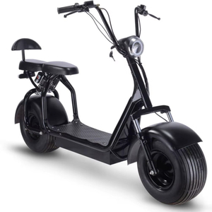 Motocicleta Eléctrica GOOD MotoTec Knockout 60V 1000W, Scooter Eléctrico Negro con Llantas Gruesas, Estilo Cruiser - Product Image 4