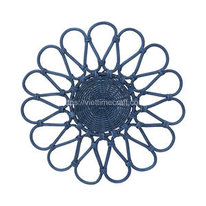 แผ่นรองจานทรงดอกไม้6ชิ้น,แผ่นรองปูโต๊ะสำหรับตกแต่งดีเลิศขายส่งจากเวียดนาม - Product Image 1