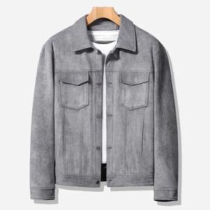 Chaqueta de cuero para hombre para motorista, piel de cordero genuina desgastada, material de cuero de alta calidad, precio al por mayor - Product Image 6