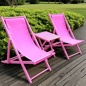 Fabbrica all'ingrosso 2025 stampa personalizzata 3 posizioni schienale regolabile in <span class=keywords><strong>legno</strong></span> salotto pieghevole reclinabile <span class=keywords><strong>sedia</strong></span> da spiaggia - Product Image 2