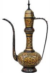 Ensemble de 3 tasses à thé et café en laiton, de conception arabe, fabricant indien - Product Image 2