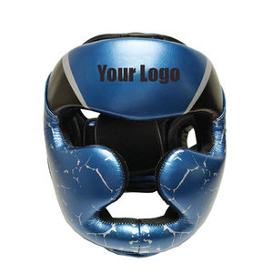 Latest Design Open-Face <b>Head</b> Guard Boxing Karate Protection Helmet Professional Competition <b>Head</b> Guard MMA Fighting - Product Image 1