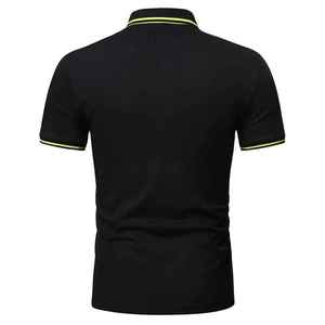 Nuevos polos personalizados transpirables anti-pilling de color sólido para hombre, polos informales lisos de alta calidad al por mayor para hombre - Product Image 4