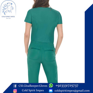 Work Clothing Top And Joggers Ultra Stretch Form Fitting Women <b>Scrub</b> <b>Set</b> Available In All Designs - Product Image 3